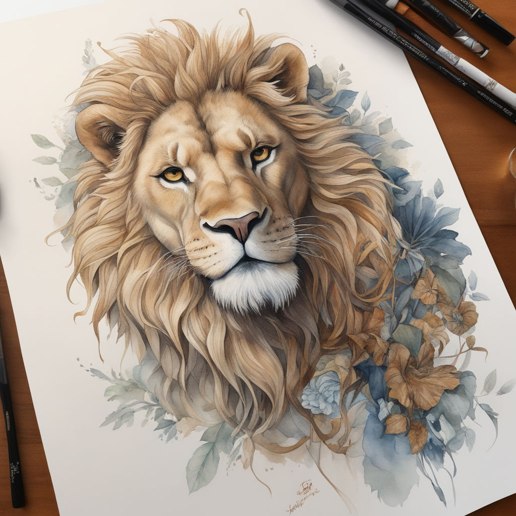 Lion Drawing Images – Browse 362,909 Stock Photos, Vectors, and Video |  Adobe Stock