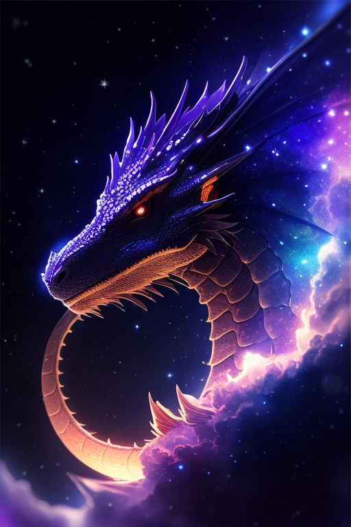 black hole dragon wallpaper