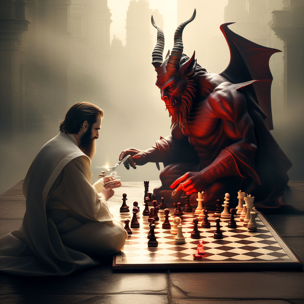 god vs devil chess