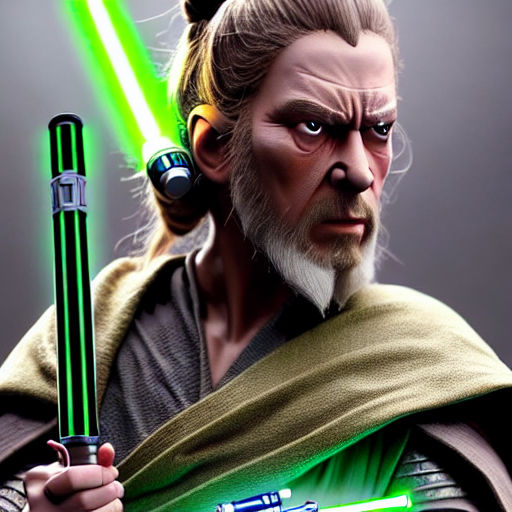 ArtStation - Qui Gon Jinn LightSaber