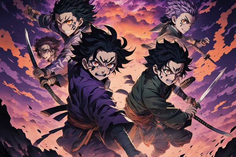 Oni Kimetsu no yaiba Style - Playground