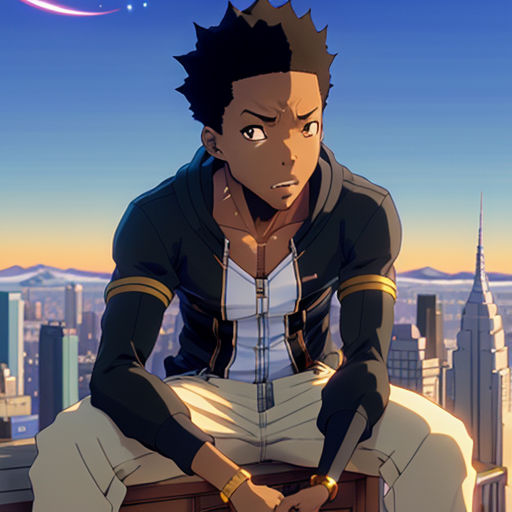 black anime characters male