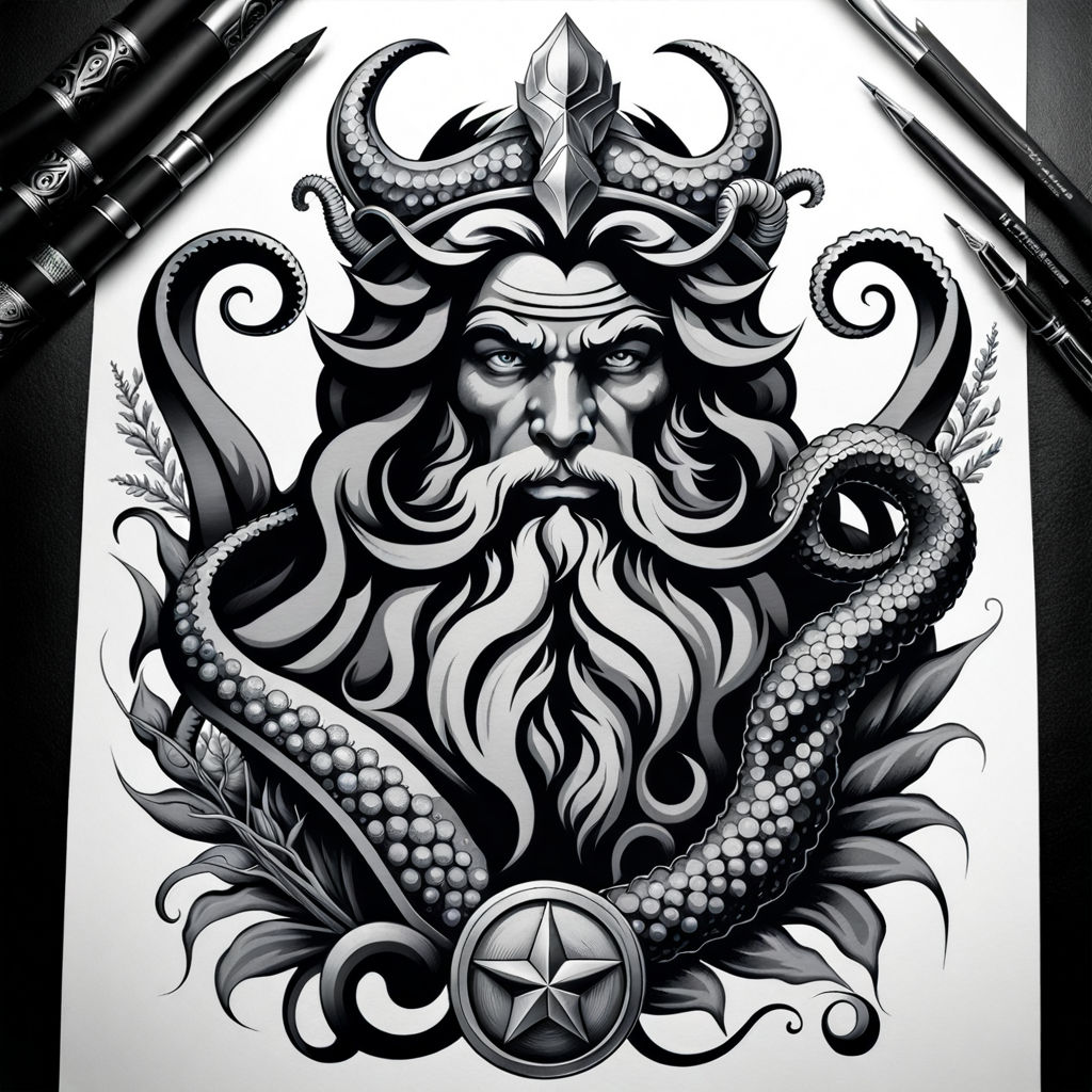 Poseidon tattoo – All Things Tattoo