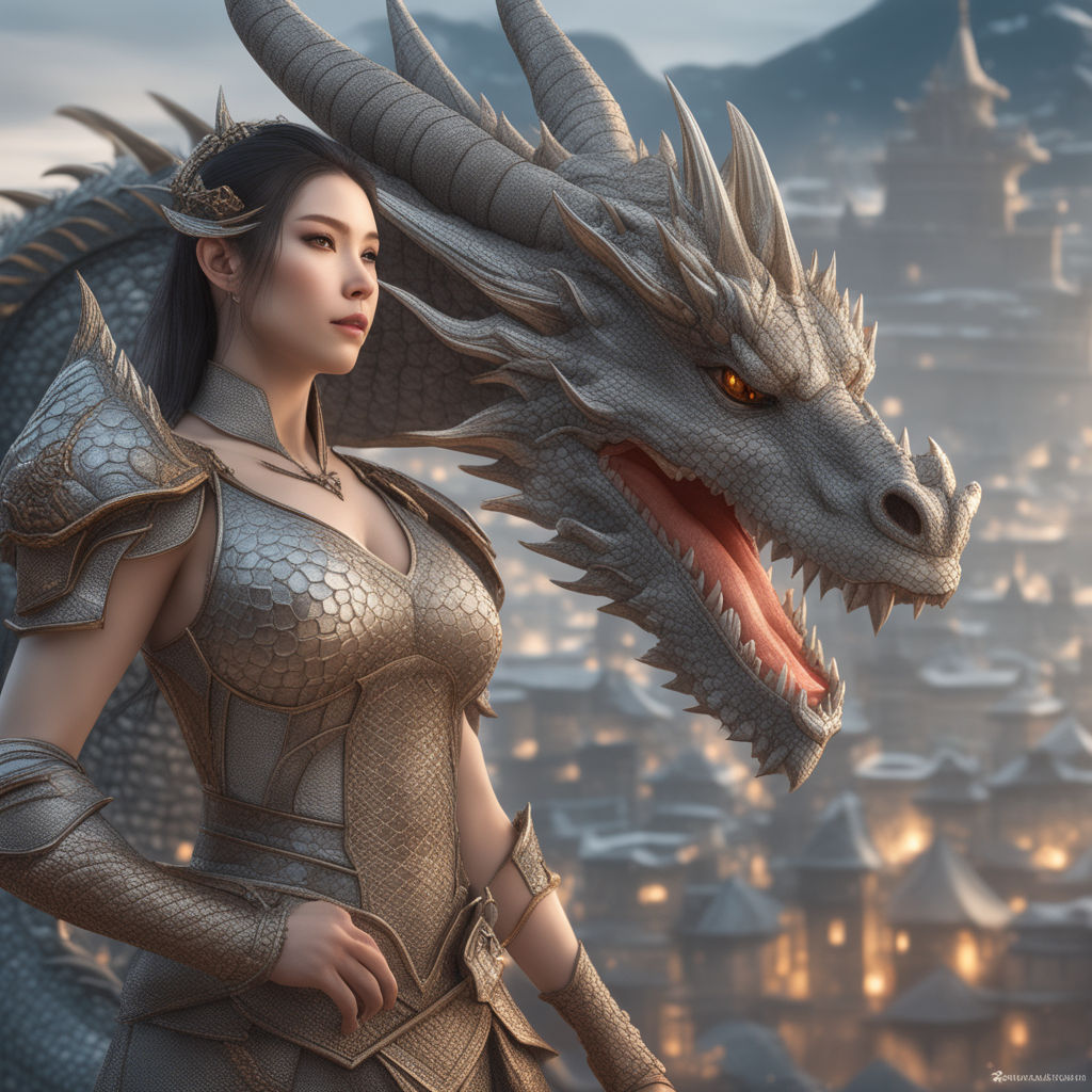 female human dragon hybrid