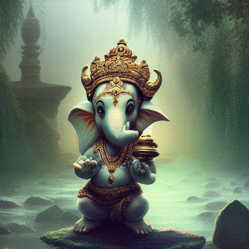 Little Ganesha PNG image with transparent background Total PNG | Free Stock  Photos