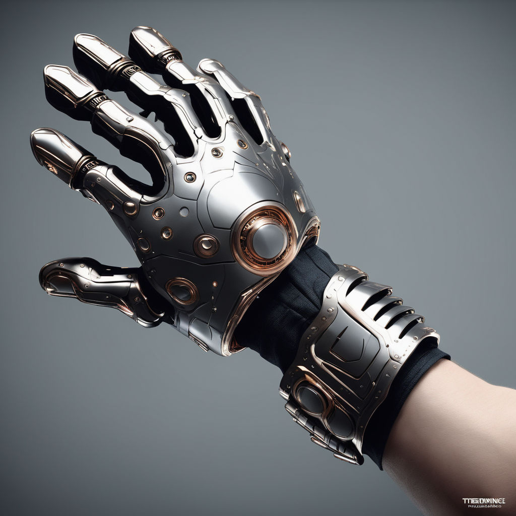 futuristic gauntlet