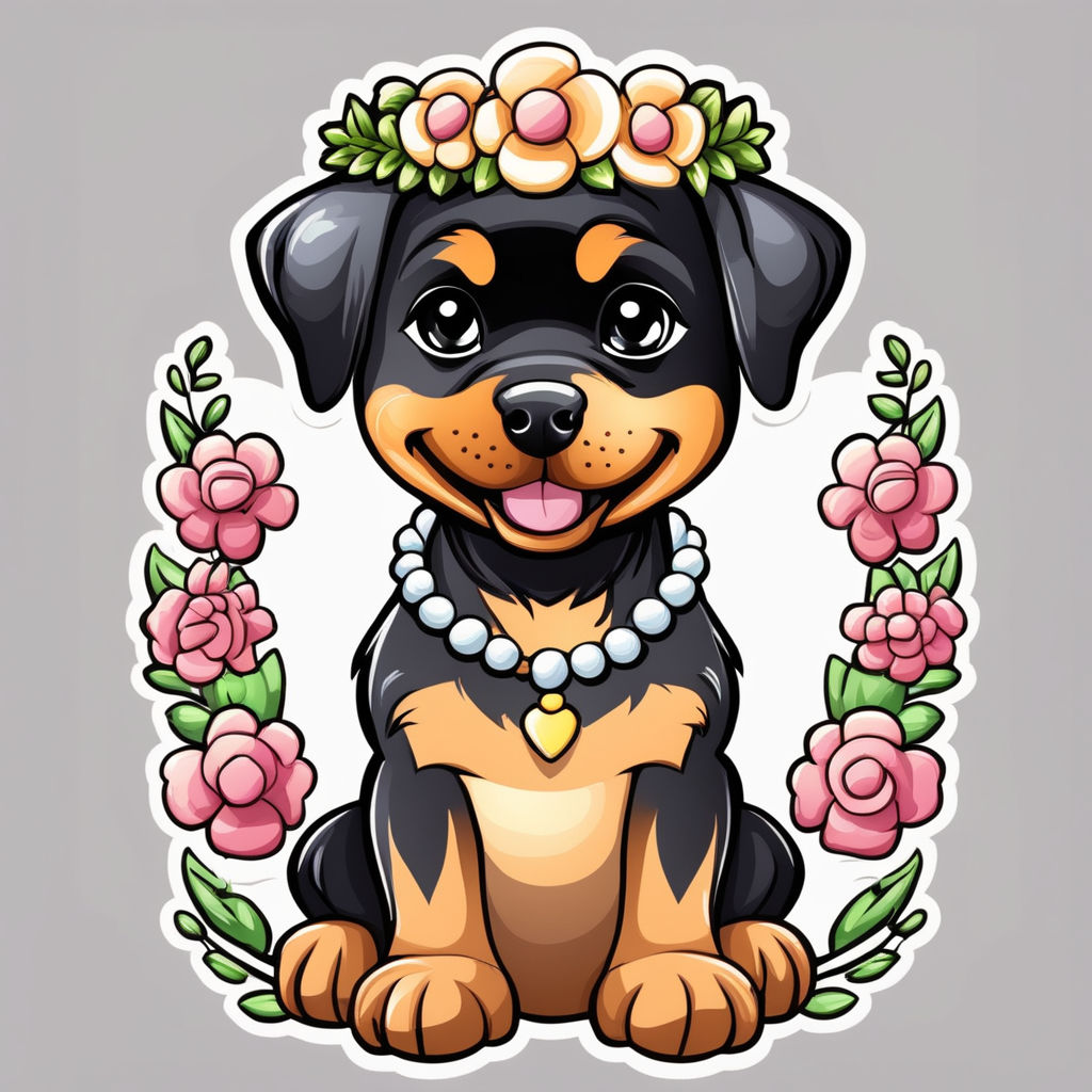 Rottweiler Dog Kawaii Anime Puppy Mom Gift for Birthdays and Christmas: 6x9  Notebook Journal 120 Pages Dot Grid : Publishing, Meall C. T. 15830:  Amazon.sg: Books