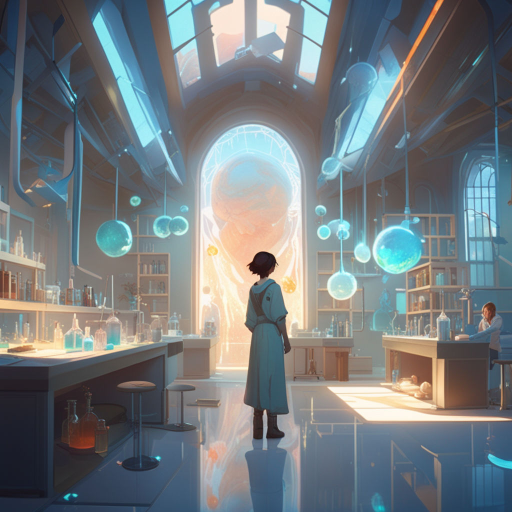 Clocks, lantern, girl, laboratory, anime, manga, pink, HD wallpaper | Peakpx