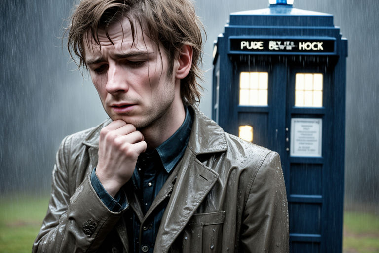 tenth doctor crying in the rain