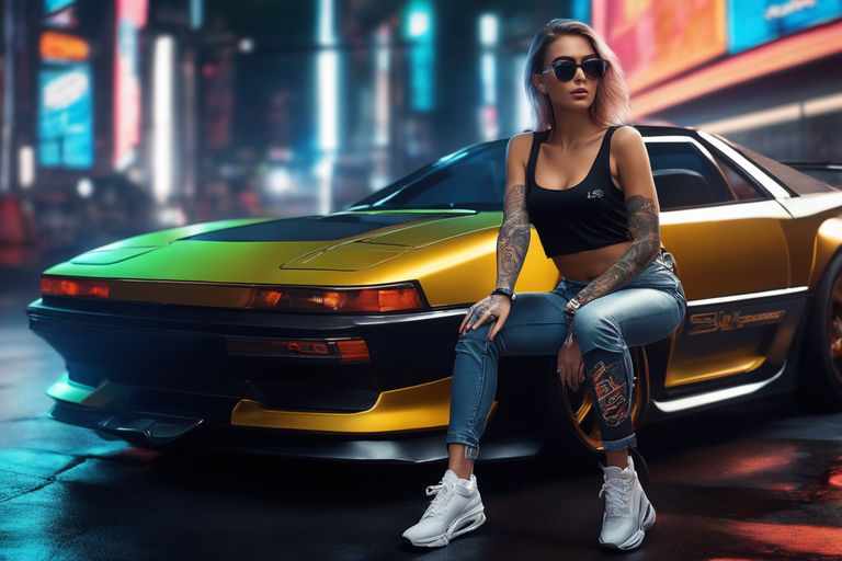 jdm cars and girls wallpaper