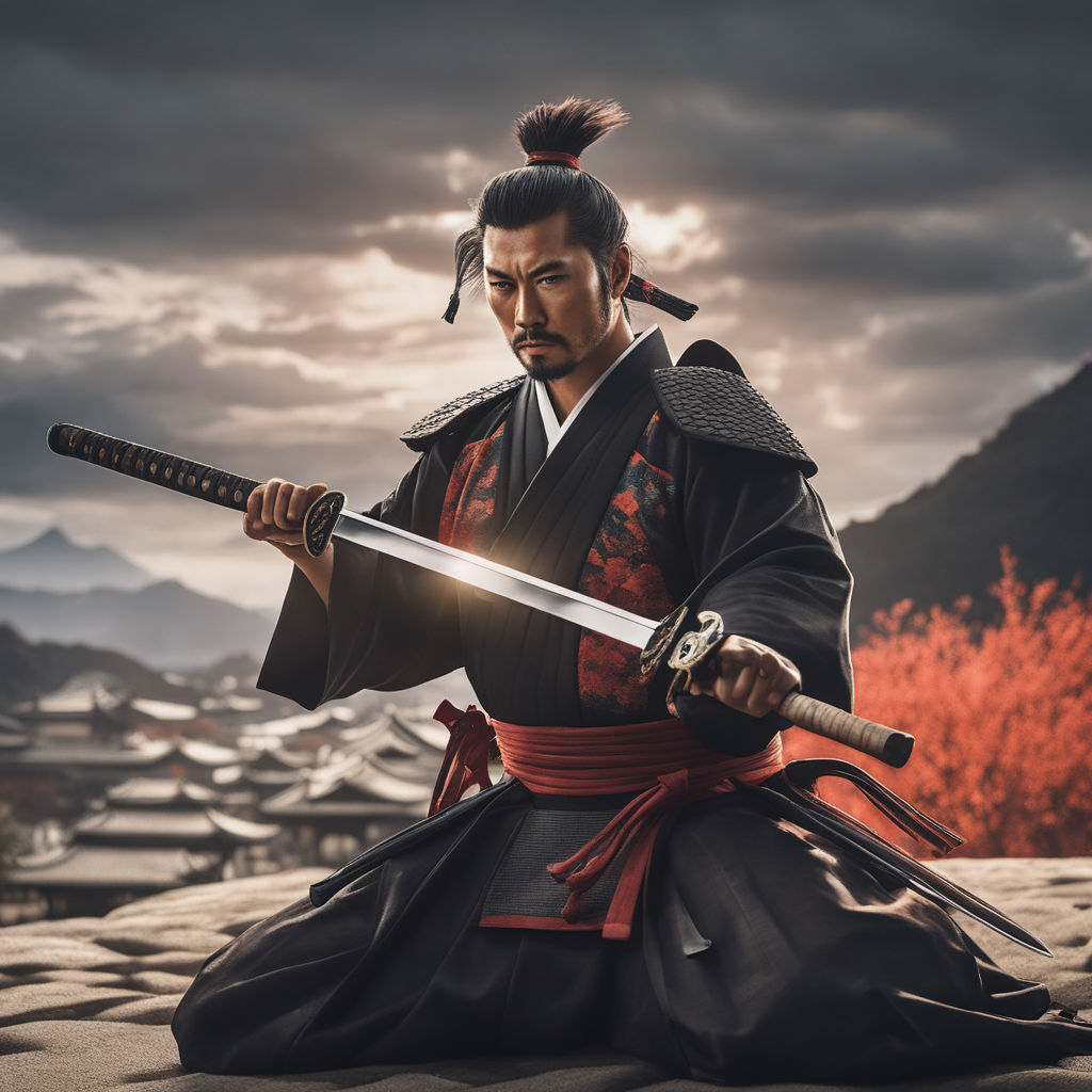 a real-life professional photograph of Kenshin Himura, Stable Diffusion