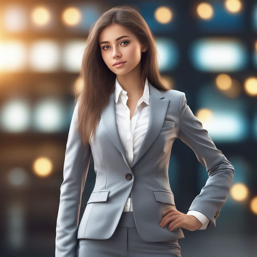 Premium Photo  Modern beautiful woman in fashionable business clothes with  bag walks in parking lot and straightens glasses. pretty attractive girl in  elegant casual dress on sunny day on background blue