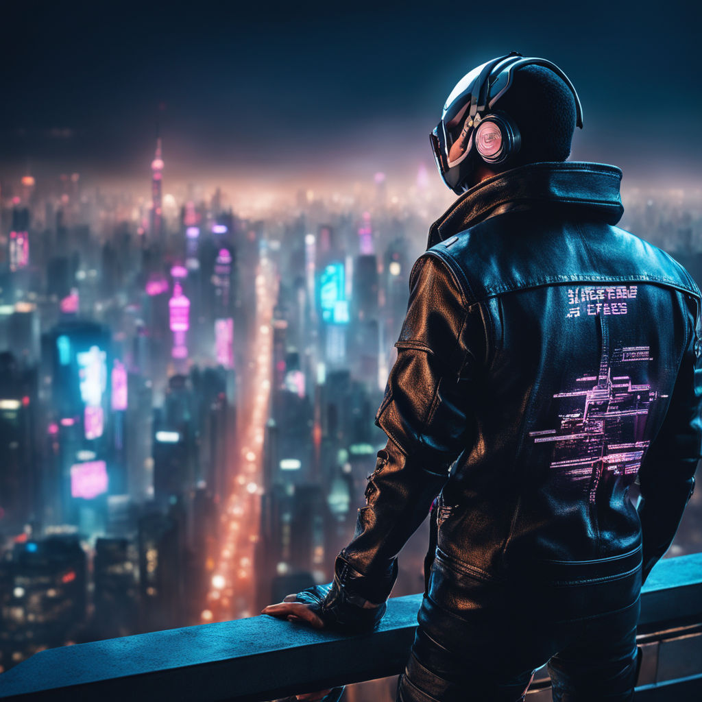 Samurai Wallpaper 4K, Cyberpunk 2077, Leather jacket