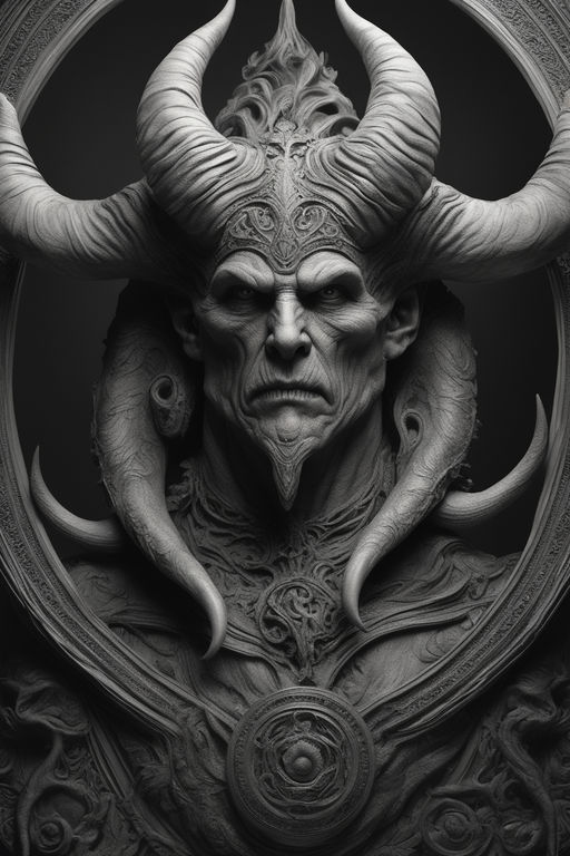 demon pencil drawings