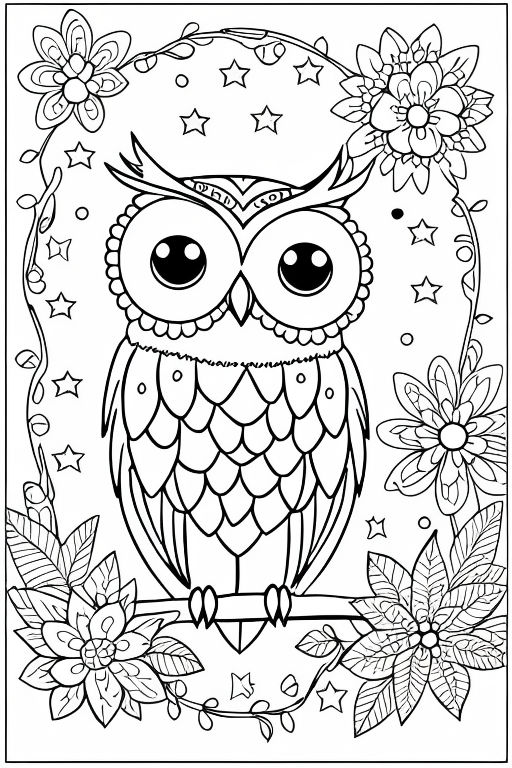 Coloring Books For Teens: Owls: Advanced Coloring Pages for Teenagers,  Tweens, Older Kids, Boys & Girls, Detailed Zendoodle Animal Designs, Crea  (Paperback)