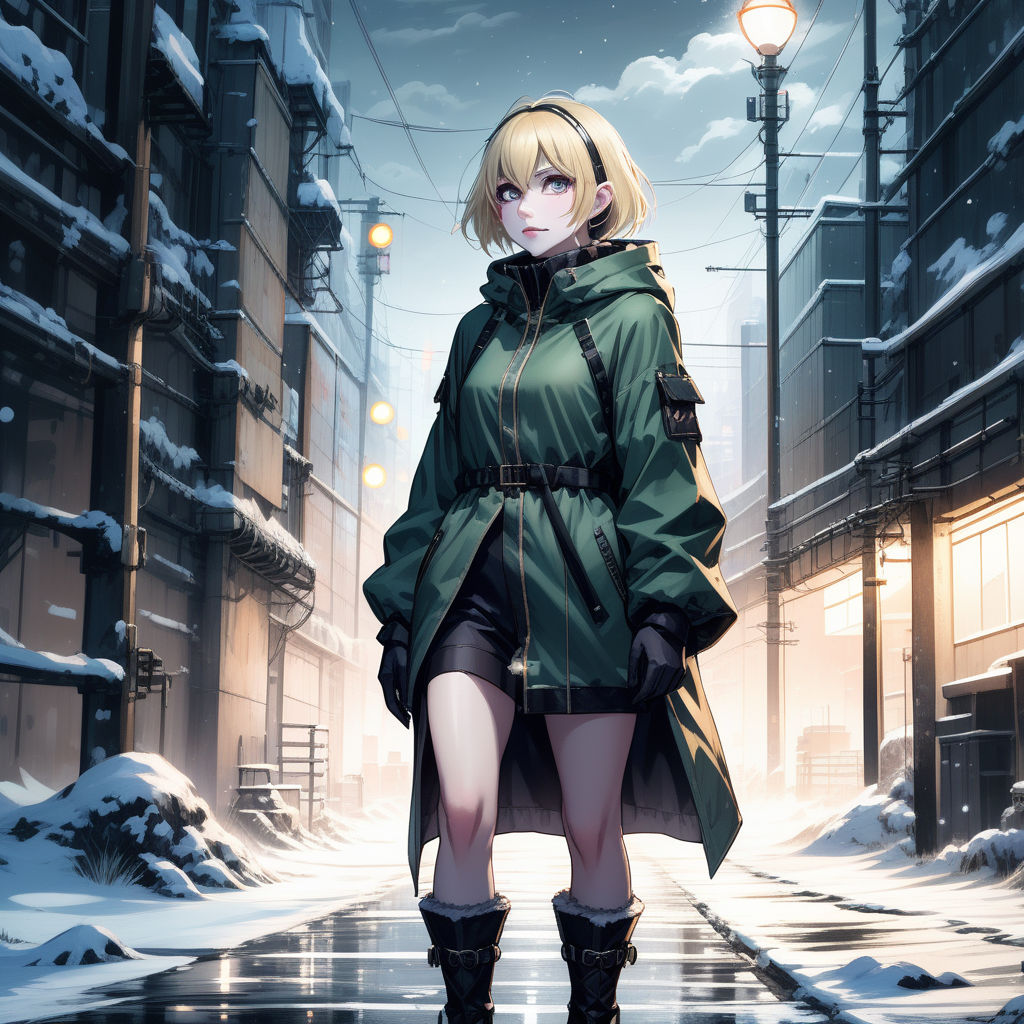 Female Anime Characters in Winter Wears by @artfinity007 Visit