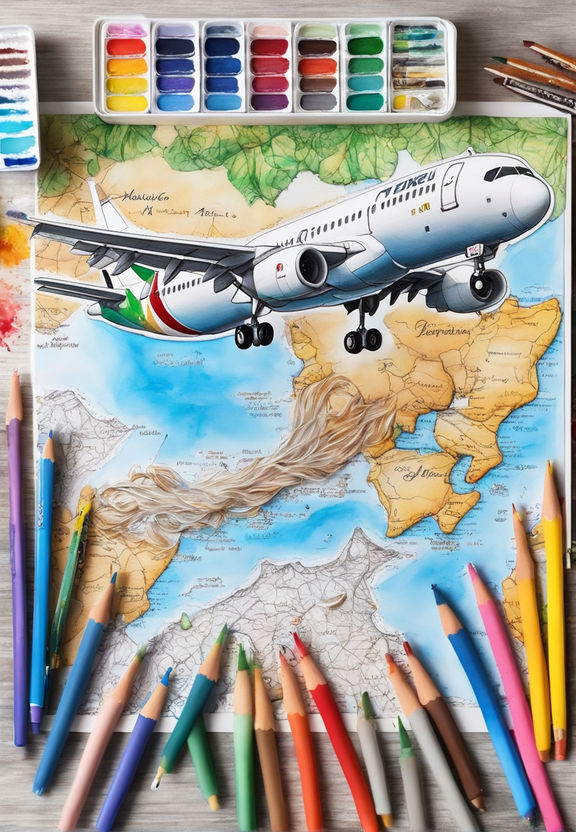 How to Draw an Airplane - Step by Step Instructions