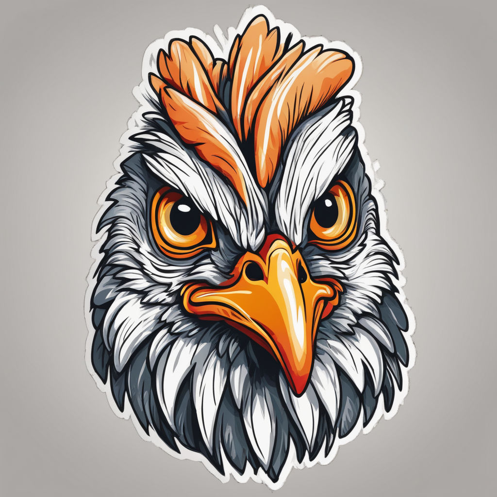 t shirt design get high with eagle head and gray background