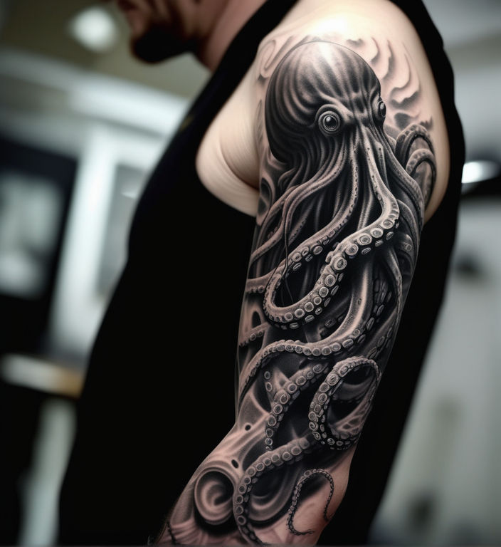 Tattoo uploaded by Loose Screw Tattoo • Cthulhu sleeve tattoo done by NIck  Mitchell • Tattoodo