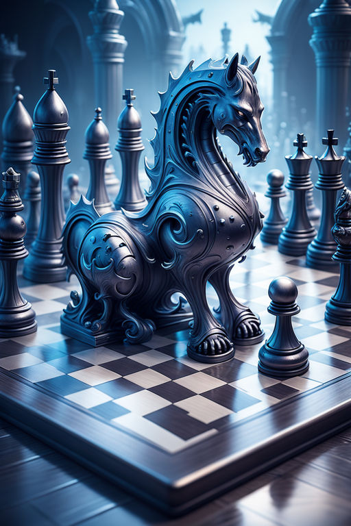 3D Chess Pieces that are Clearly Visible Stock Photo - Image of players,  visible: 236515718