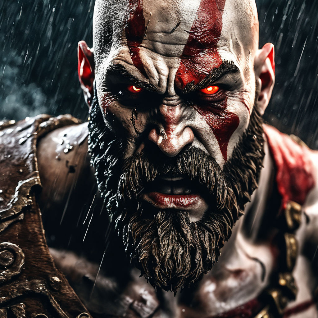 kratos face