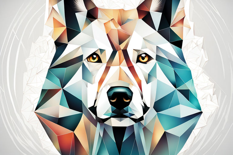 Geometry Sticker Dog T-shirt Paper Wolf Clipart - Cool Roblox T