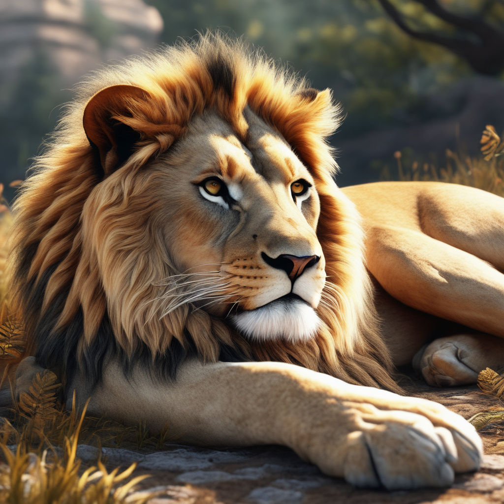 animated lion wallpaper hd