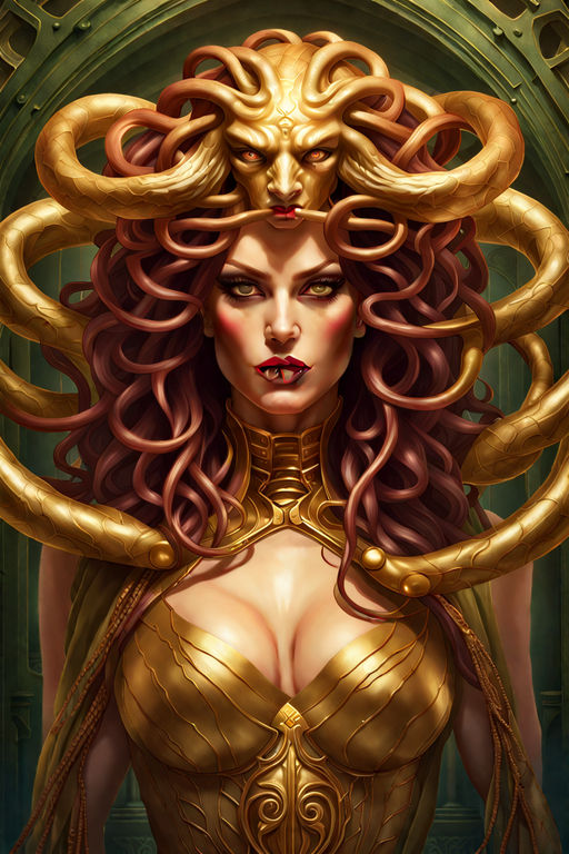 Medusa-greek Mythology fantasy Creatures Gorgon Fantasy 