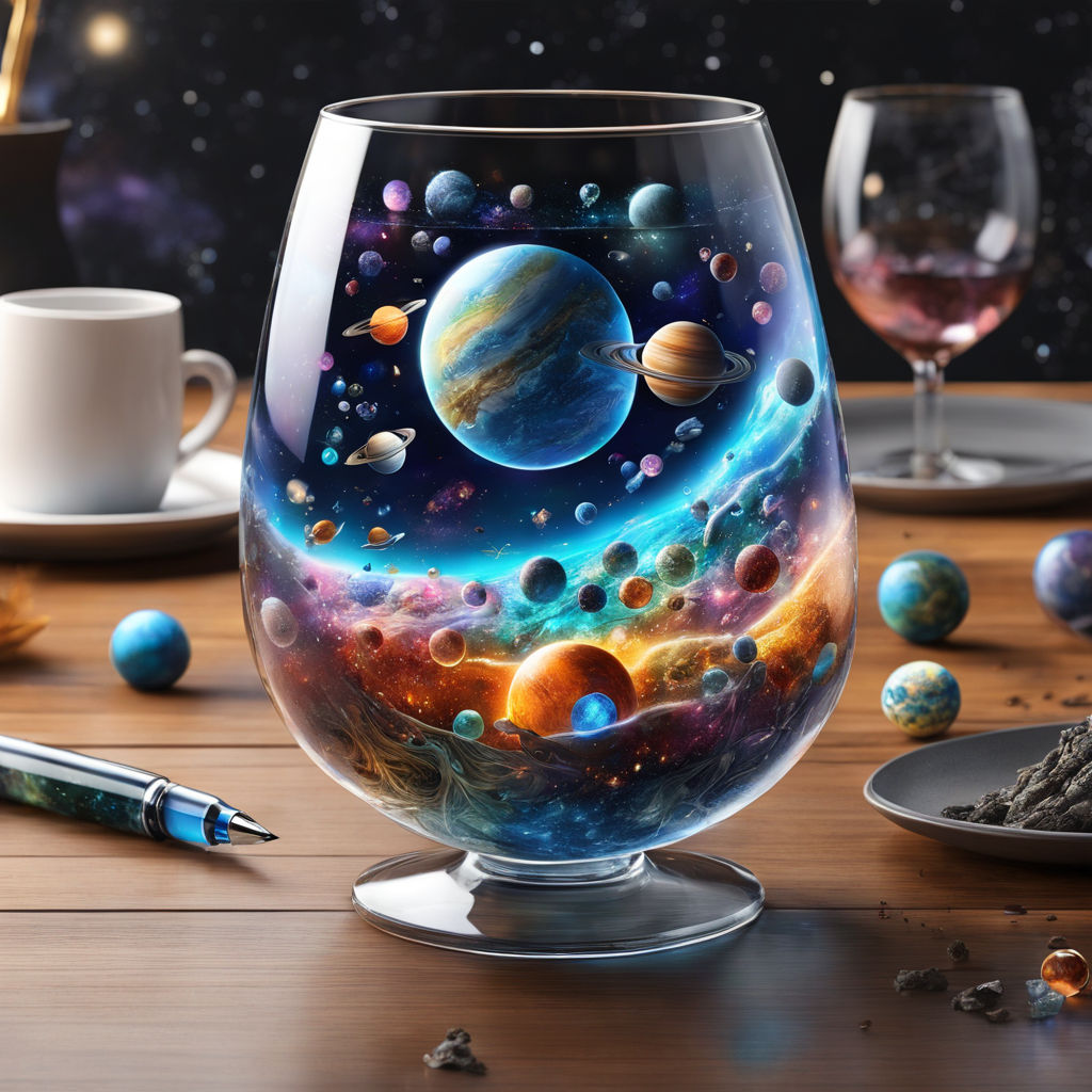 on solar system paint cup