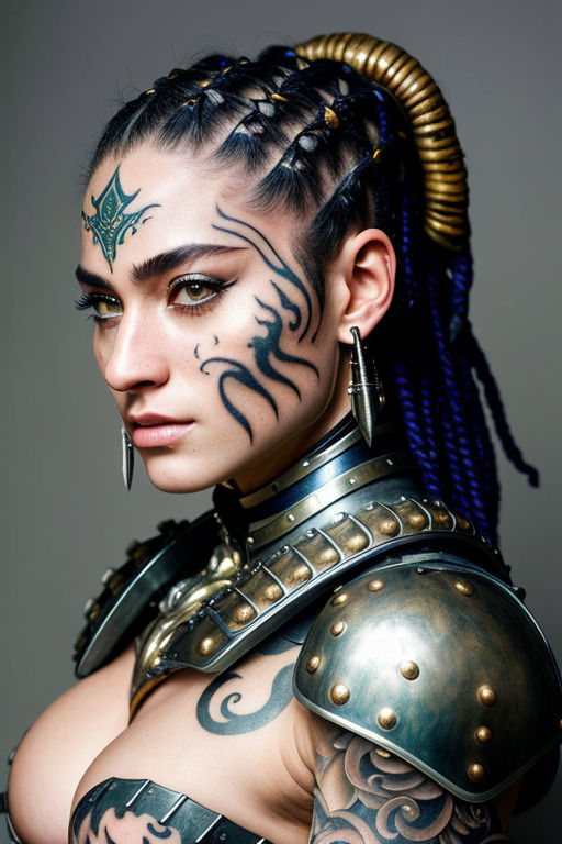 Warrior Girl tattoo by Luka Lajoie  Post 13275