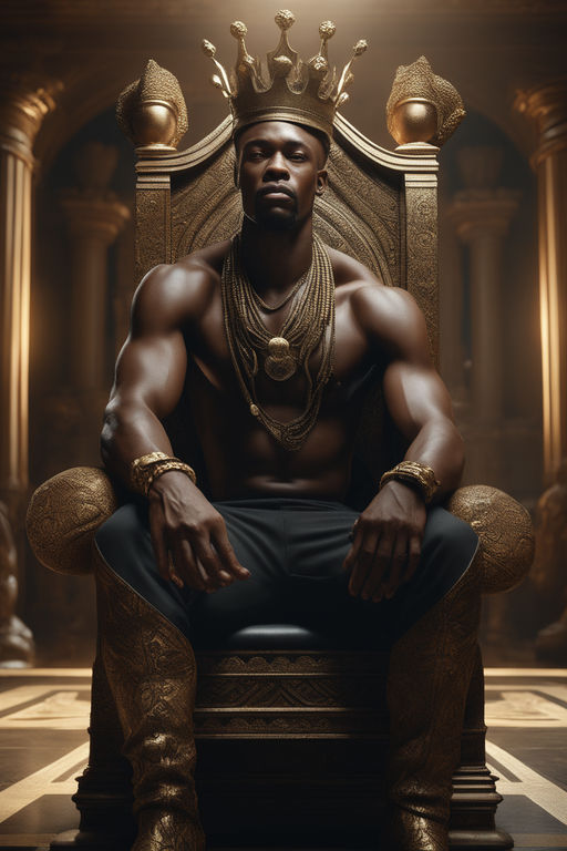 african king throne