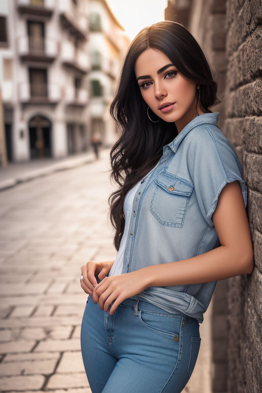 young spanish woman