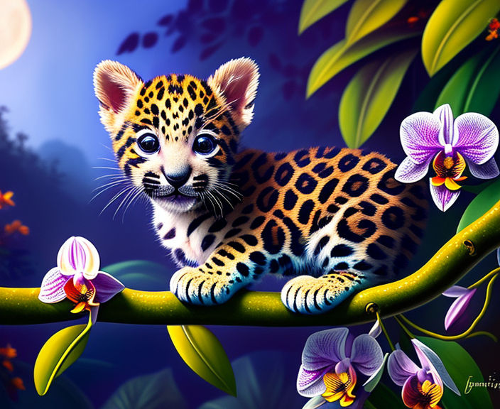 Leaves + Leopard, cute & little