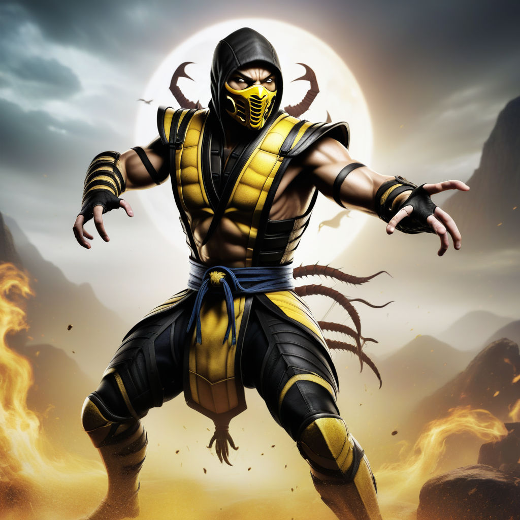 Wallpaper para Celular Scorpion!💀🔥  Mortal kombat scorpion, Mortal kombat  x, Arte de mortal kombat