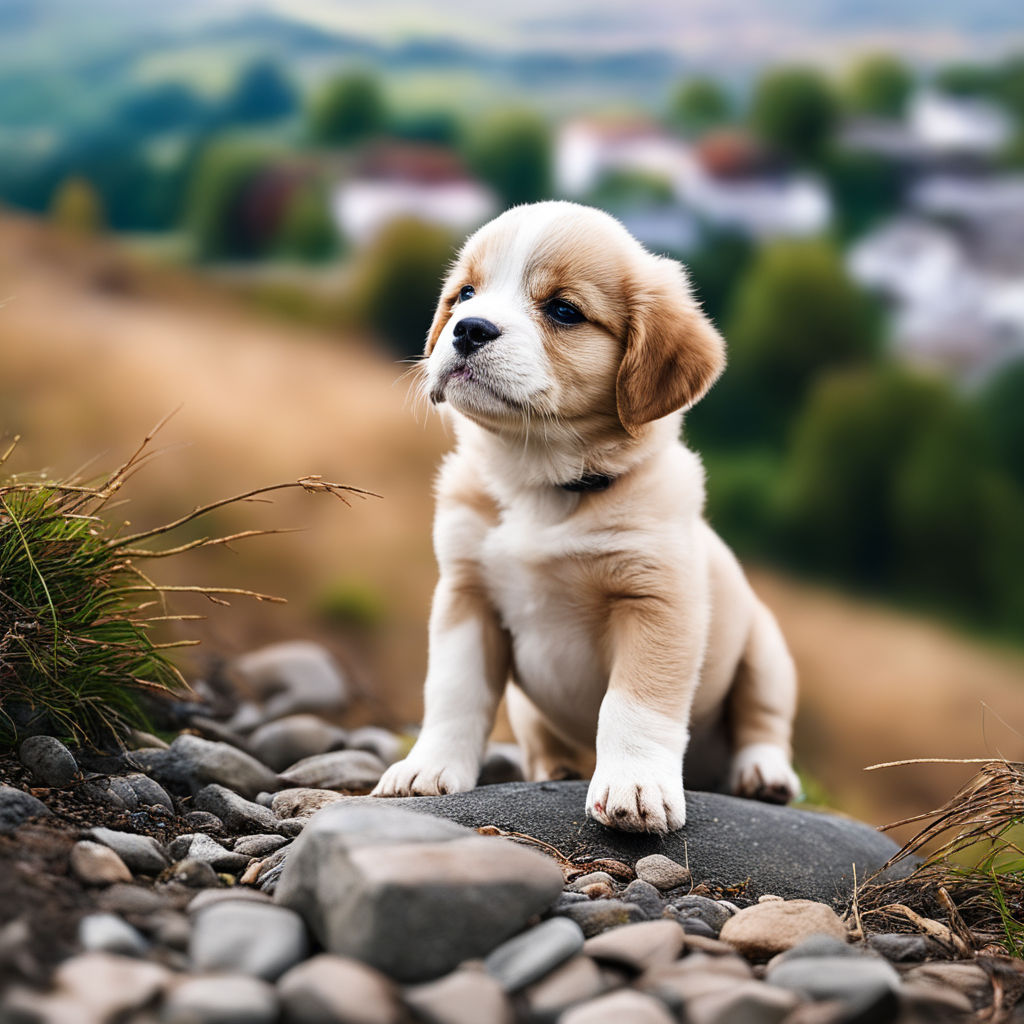  I Love Rock Climbing & Dogs Cute Puppy Dog Climbing