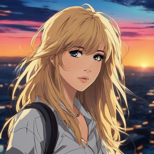 Blonde haired female anime character HD wallpaper | Wallpaper Flare