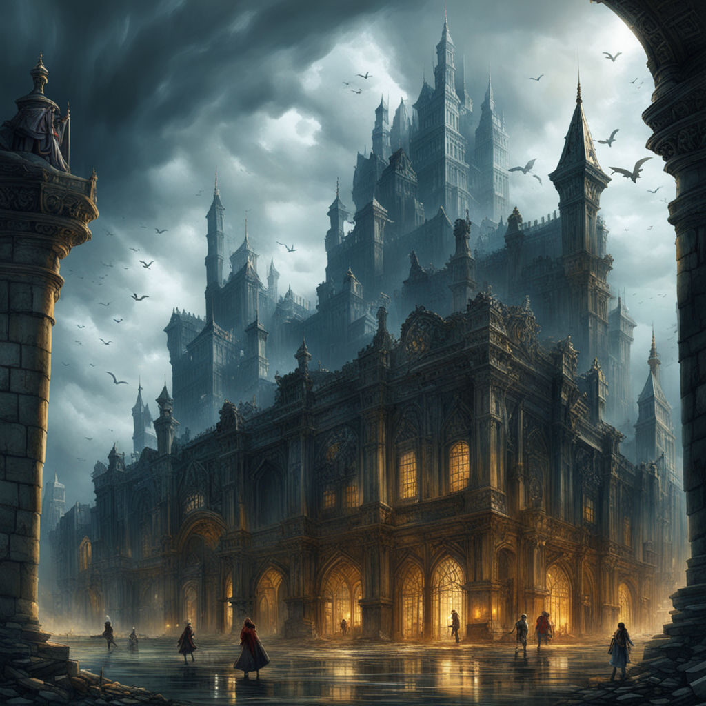 Dark Fantasy Medieval RenaissanceVictorian Fusion Gothic Evening