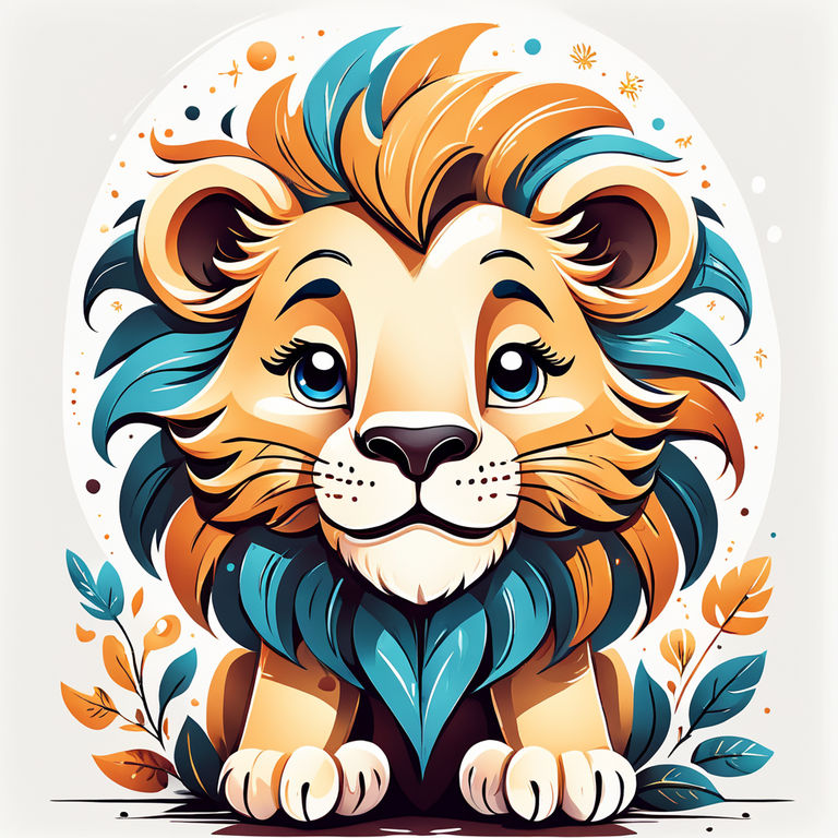 How to Draw a Lion Easy Tutorial and Lion Coloring Page