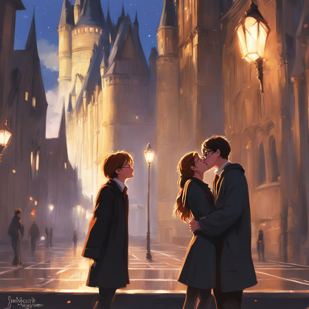 harry potter draco and hermione kiss