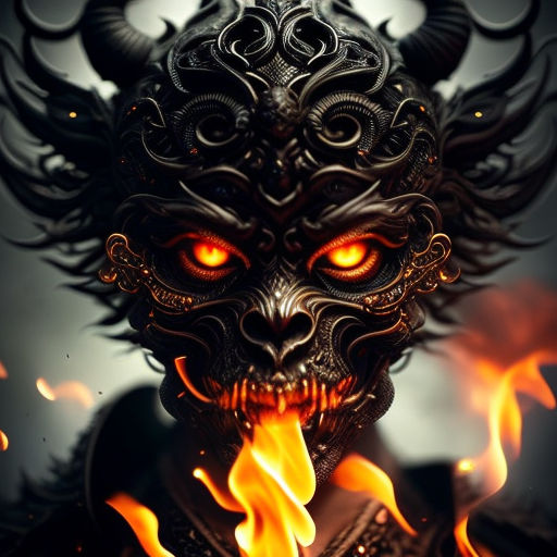 fire demon wallpaper