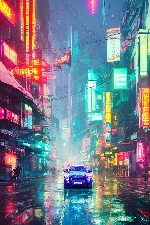 Cyberpunk phone, aesthetic dystopian HD phone wallpaper