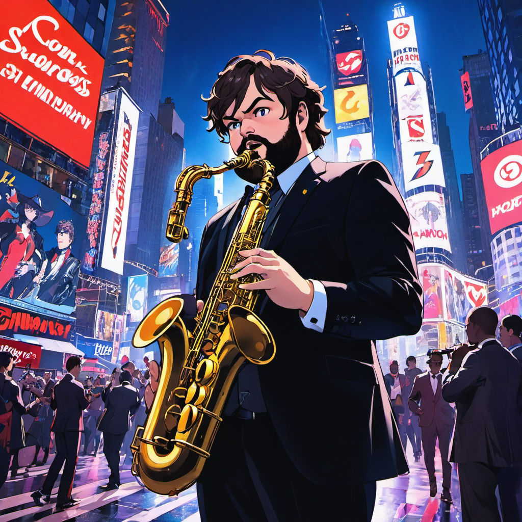 Nagumo Haruya w/alto saxophone | Anime, Anime images, Eleventh