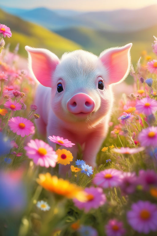 Cute Baby Pigs Wallpaper