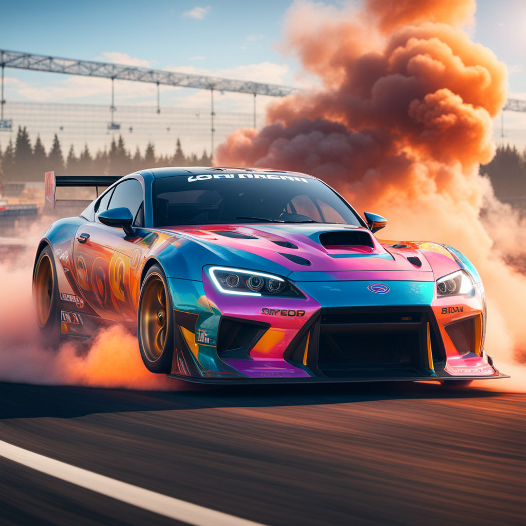 Adrenaline Drift 4K Car Drifting iPhone Wallpaper 