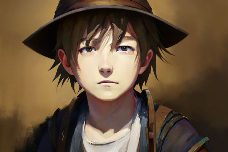 anime peasant boy