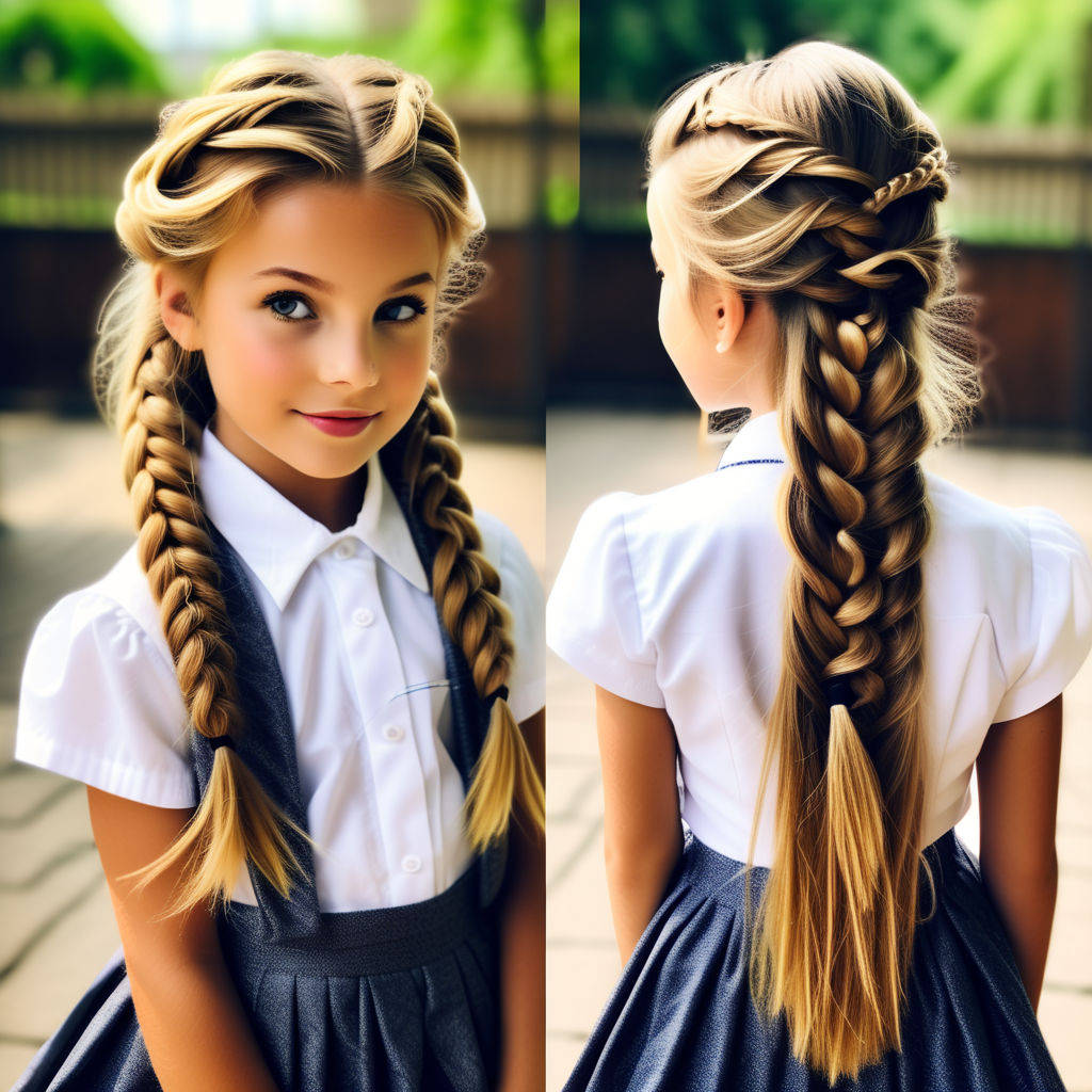 Christmas Hairstyles for Little Girls