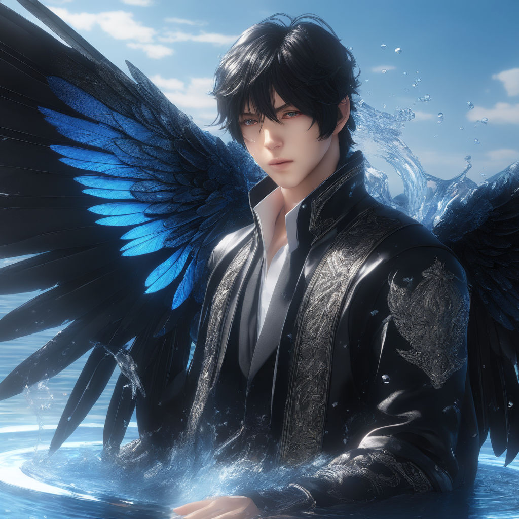 prompthunt: a long white haired anime character holding out his hand in  front of a body of water, a screenshot by michelangelo, deviantart contest  winner, vanitas, official art, unreal engine 5, unreal