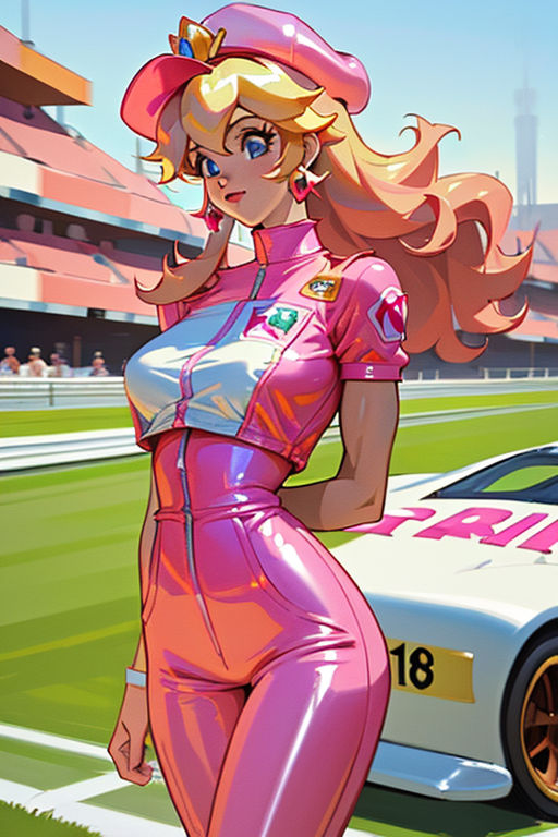 sexy peach mario kart