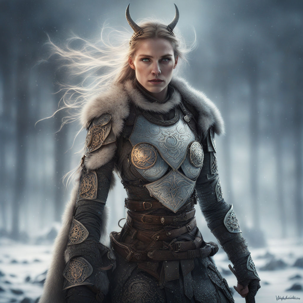 Viking Female Warrior by Xiao : r/ImaginaryCharacters