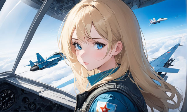 prompthunt: fighter pilot anime style, artwork by cushart, krenz, studio  ghibli, tomino, yoshiyuki,